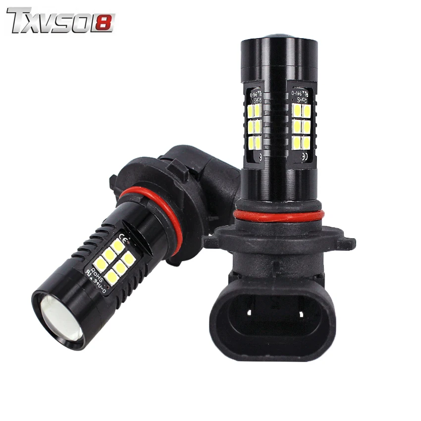 TXVSO8 2 шт. H11 H8 Led 9006 9005 Противотуманные фары лампы 3030SMD чипы 1200LM 6000K белый автомобиль