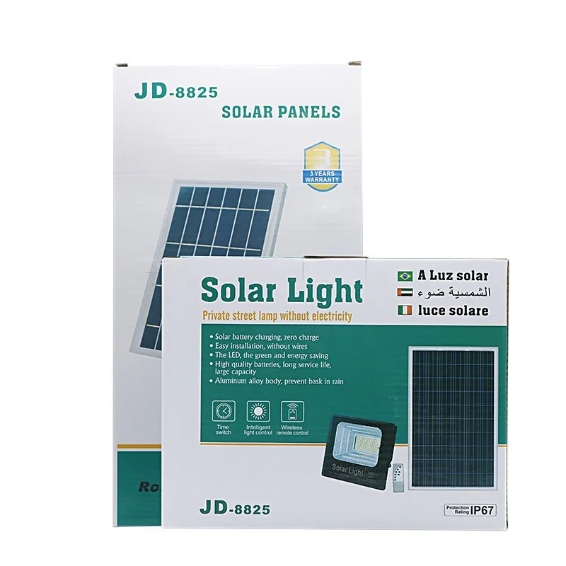JLAPRIRA освещение Солнечные Светодиодные прожекторы 100 Вт 200 Вт IP65 наружная Защитная лампа на солнечных батареях прожектор 100 Вт 200 Вт