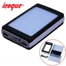 Без батареи) 20000mah 18650 power Bank, солнечная коробка DIY, чехол Poverbank, power Pover Bank для samsung huawei, зарядное устройство для мобильных телефонов