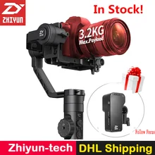 Zhiyun Crane 2 с непрерывным фокусом стабилизатор Gimbal для всех DSLR камер Canon 5D2/5D3/5D4 Nikon Z6 Z7