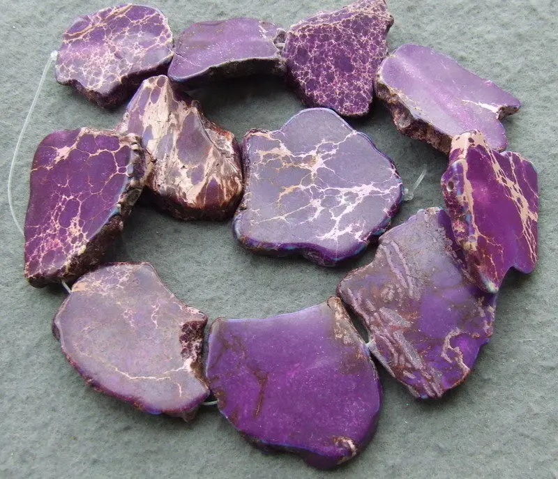 8SE10563 25x34mm 31x40mm Imperial Fancy Beads 15.2"-in Beads from