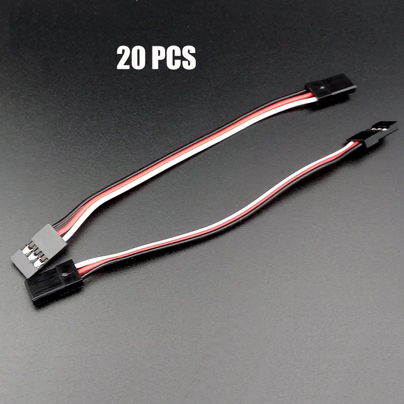 

20PCS Servo Extension Cable 30 Core Flight Control Line Male to Male 10CM 20CM 30CM Soft Parallel Wire for RC Quadcopter Multi