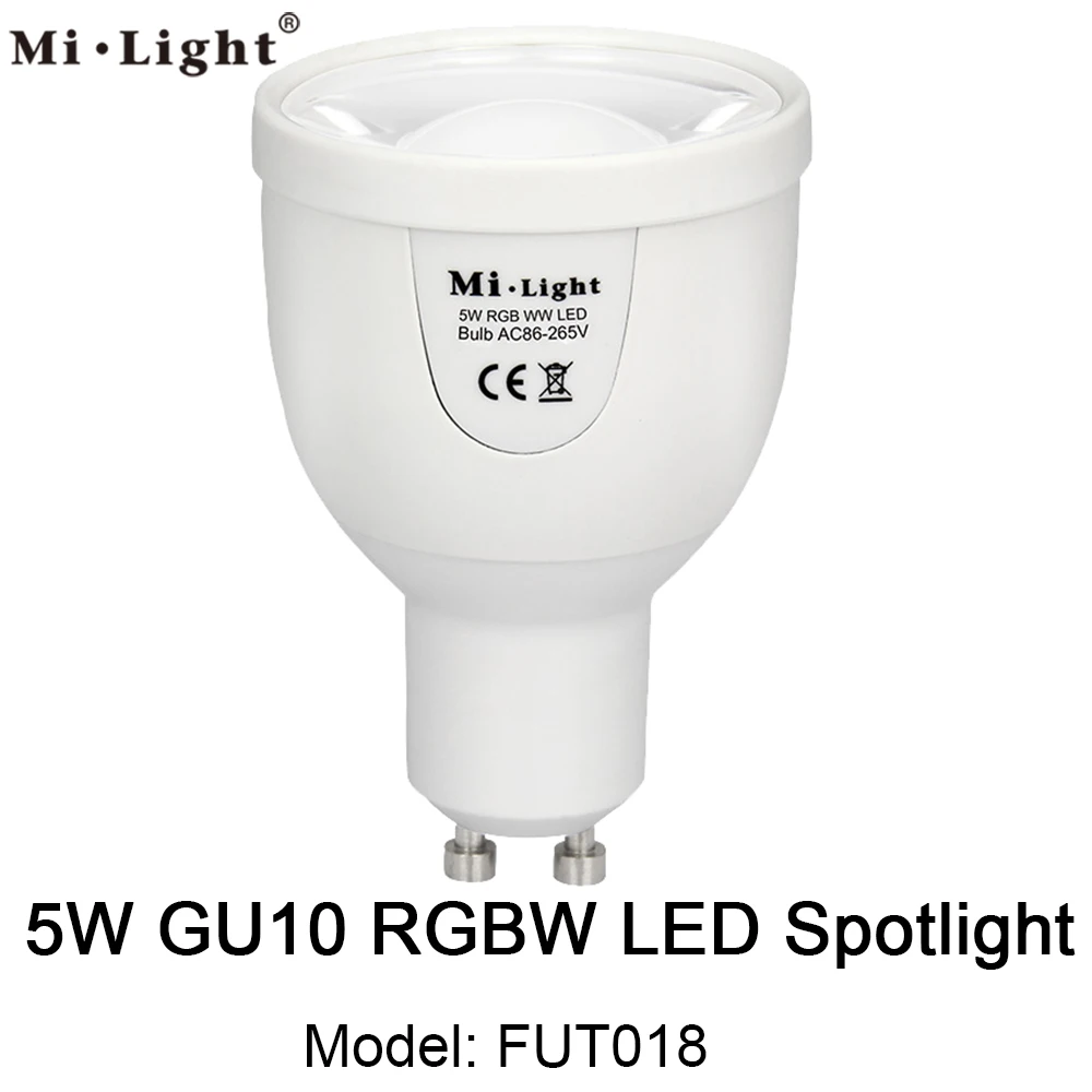 2 4G Mi. Светильник GU10 5 Вт RGB + белый (RGBCW) теплый (RGBWW) умный светодиодный светильник