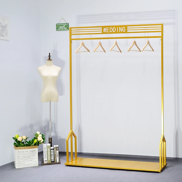 Buy fast shipping/ DHL NICE Wedding dress rack display rack hangers from