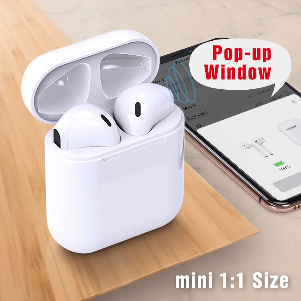 

i40 TWS 2019 Mini 1:1 Replica Pop-up Air Wireless Bluetooth 5.0 Earphones Headset Touch Control PK W1 i10 i12 i20 i14 TWS Pods