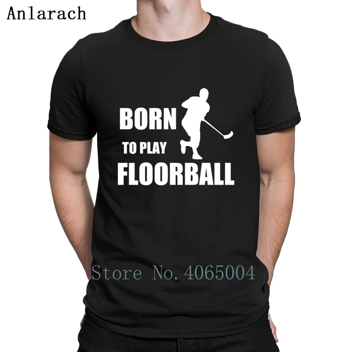 

Born To Play Floorball Birthday T Shirt Spring Autumn Tee Shirt Costume Character Formal S-XXXL Building Loose Shirt