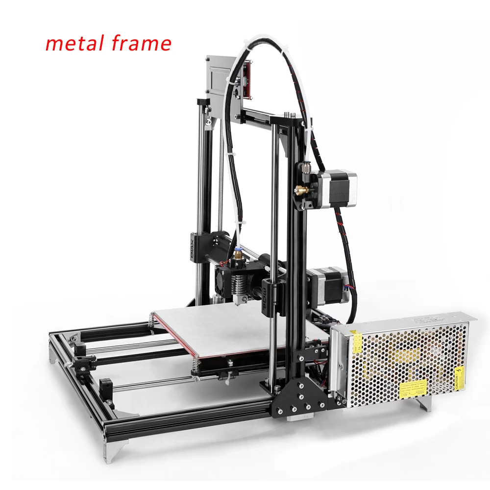 Large 3d printer made in China, 3d printer large with 40m Filament SD card LCD masking tape for Free