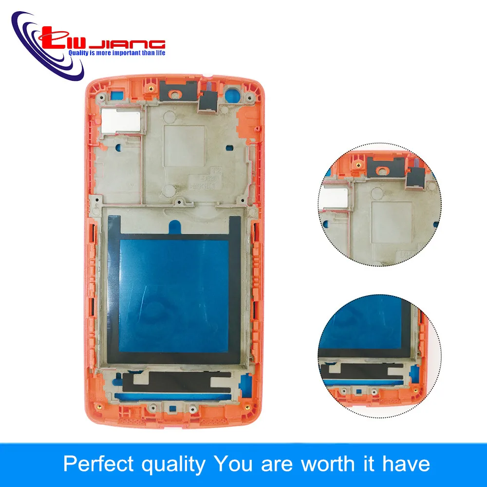 

Liujiang New Frame For LG for Nexus 5 D820 D821 LCD Middle Frame Front Bezel Housing Replacement Parts