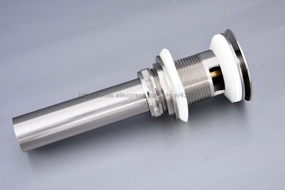 Bathroom Basin Faucet Sink Pop Up Drain Overflow Brushed Nickel bathroom parts faucet accessories Brand New Nsd071 | Обустройство