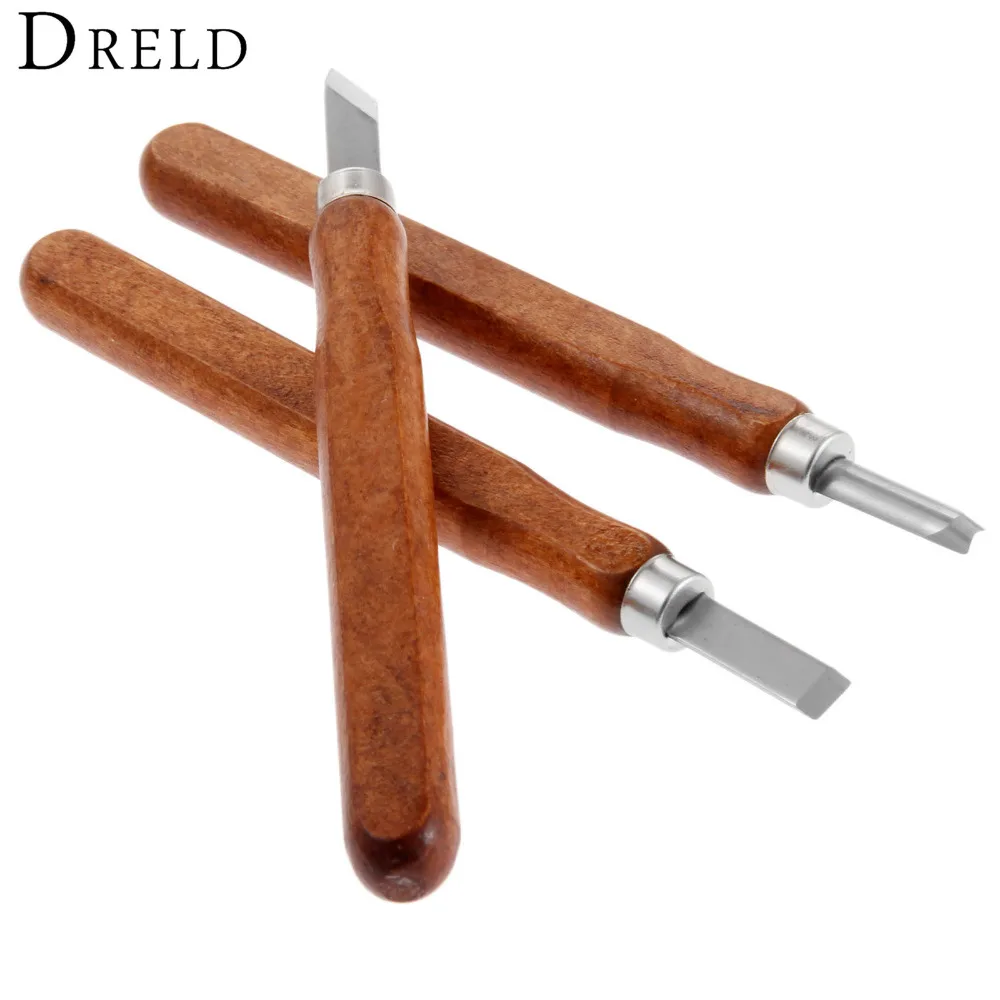 DRELD 3Pcs Wood Carving Tools Set Cutter Knife DIY ...