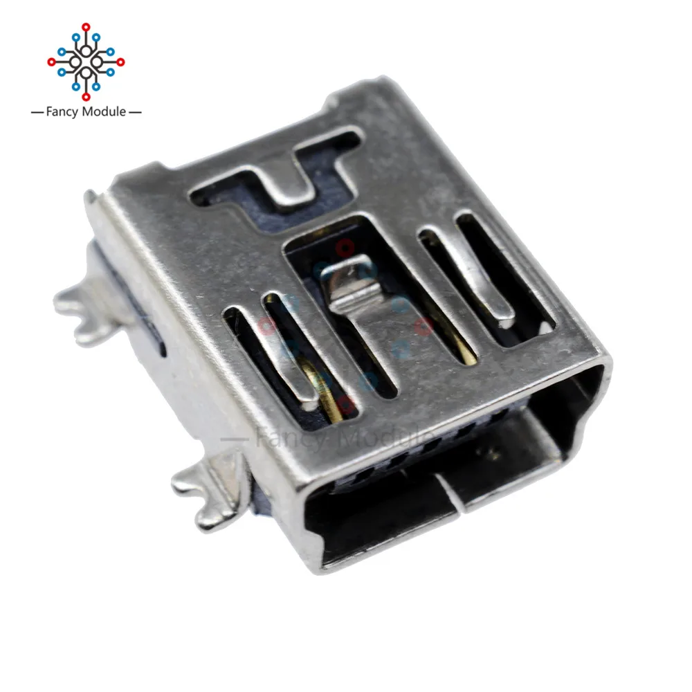 

20PCS Mini USB SMD 5 Pin Female Mini B Socket Connector Plug