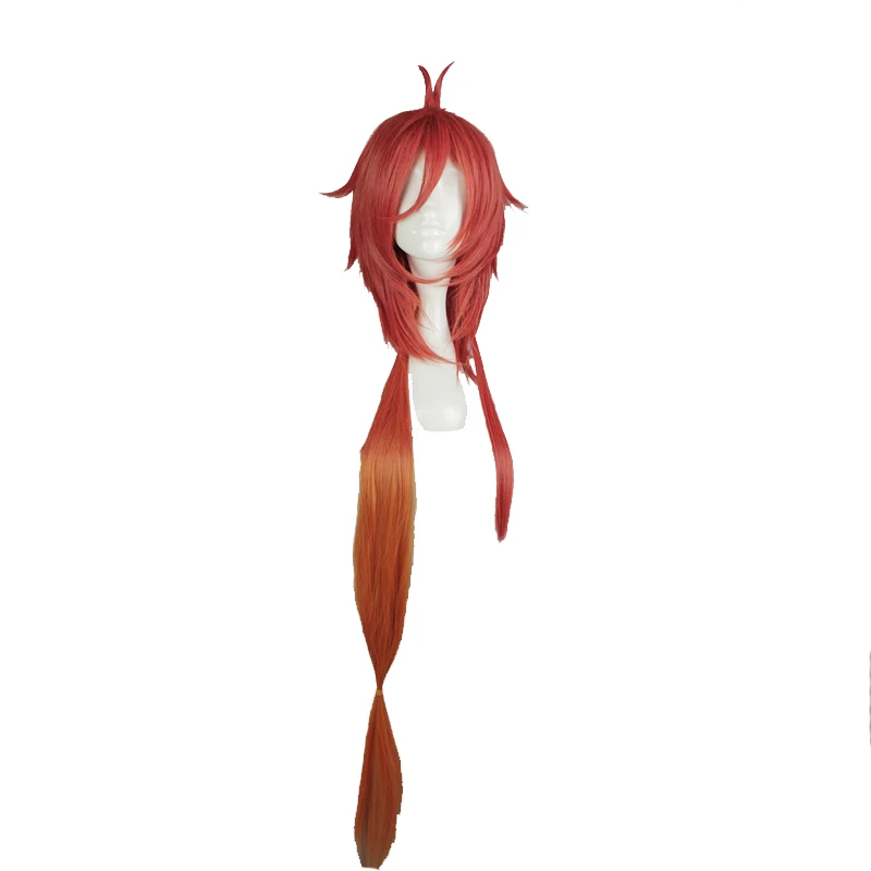 

MCOSER 90CM Orange Color Long braid Cosplay Wig Synthetic Hair Halloween 100% High Temperature Fiber WIG-588A