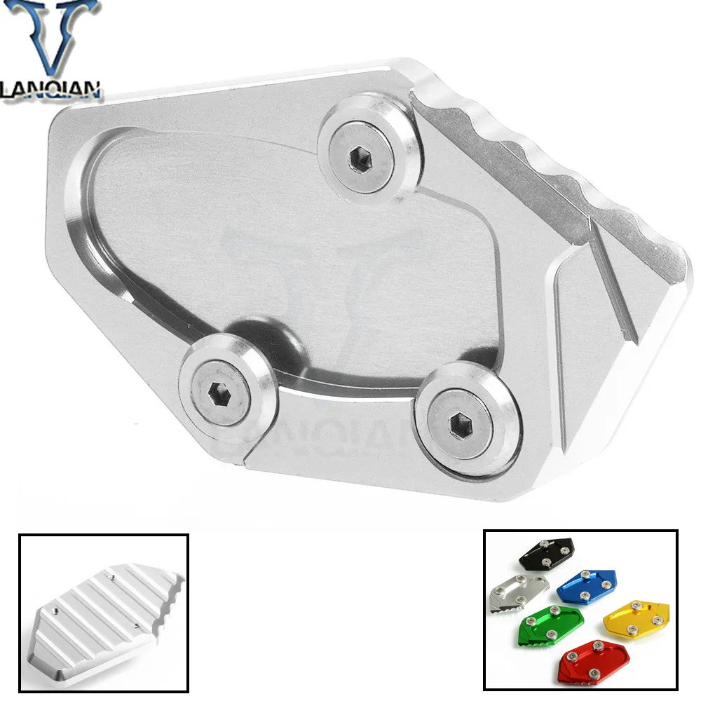 

CNC Motorcycle Kickstand Enlarge Extension Side Stand Plate Enlarge FOR yamaha YZF-R3 R25 2015 2016
