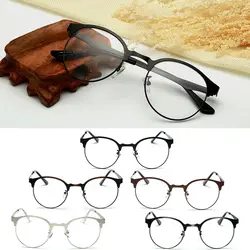 Оправу Для мужчин Для женщин Винтаж очки прозрачные Металл моды оптического стекла