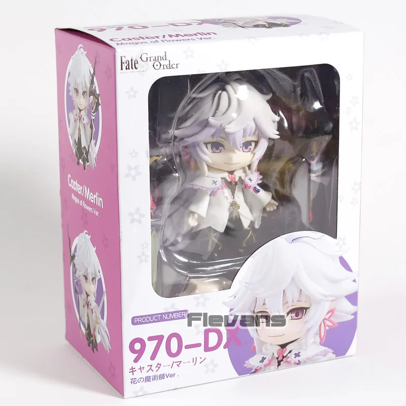 Nendoroid Fate/Grand Order 970-DX Caster/Merlin: Magus of Flowers Ver. ПВХ фигурка Коллекционная модель игрушки