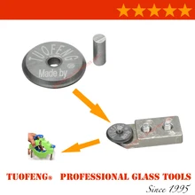 Резак для стеклянной бутылки Kinkajou сменный режущий круг x 1 шт