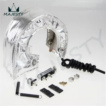 

SILVER UNIVERSAL TURBO BLANKET HEAT SHIELD FOR T4 T 4 + MANUAL TURBO BOOST CONTROLLE