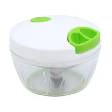 1*Multifunctional Hand Food Processor Fruit Vegetable Meat Chopper Mincer Crusher Salad Tools Kitchen Food Chopper Mixer Bowl
