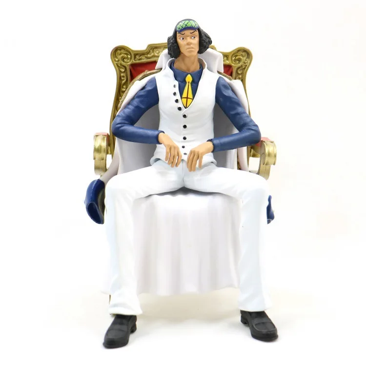 

16cm Anime One Piece Navy Admiral Aokiji /Sakazuki/ Kprusoian/Kuzan One Piece Sakazuki Sit Ver Action Figure Model Doll Toy Gift