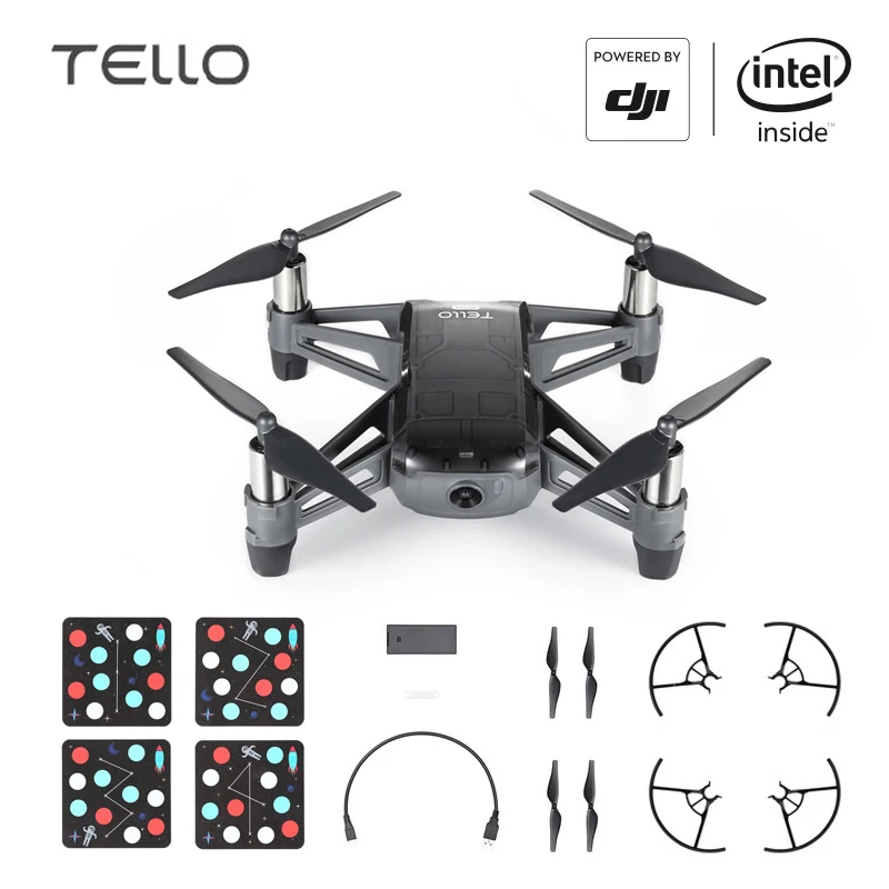 

DJI Tello Camera Drone EDU Version Programmable Drone with Coding Education 720P HD Transmission Quadcopter FVR Helicopter