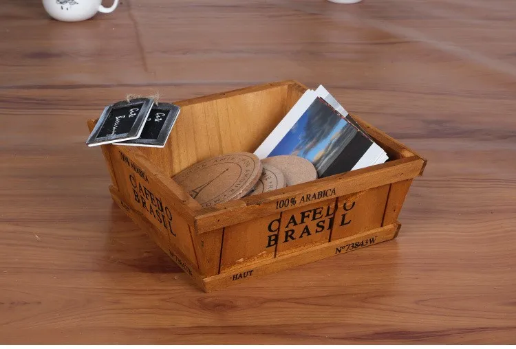 Высококачественный держатель для хранения деревянный Органайзер Маленькая деревянная коробка многофункциональная коробка для хранения бонсай цветочный горшок деревянный Органайзер