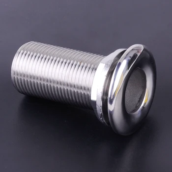 

CITALL 1" Hose Barb High Quality 316 Stainless Steel Thru Hull Water Drain Boat Yacth Marine Hardware Fittings
