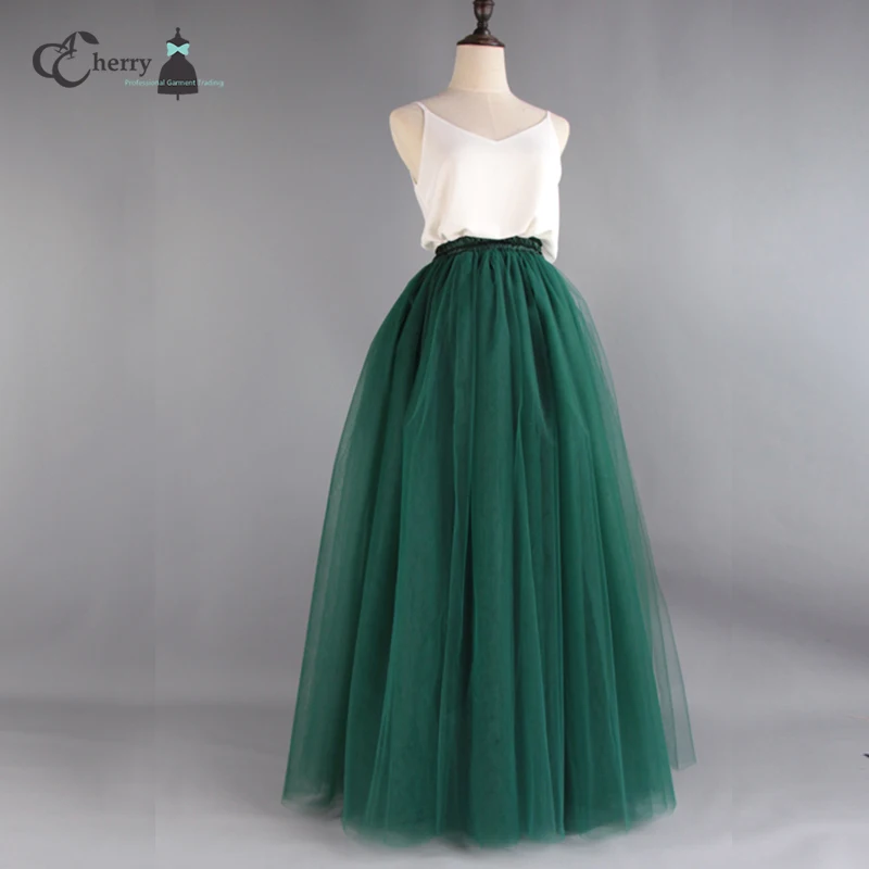 7 Layers High Quality Long Tulle Skirt Women Tutu Maxi 7 Layers High Quality Long Tulle Skirt Women Tutu Maxi