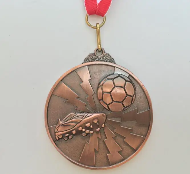 6,5 см футбольная золотая медаль Заказная футбольная памятная медаль фанаты сувенирный подарок
