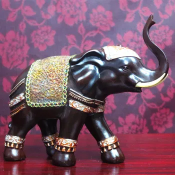 

Thai elephant puts a Thai home decoration craft Southeast Asian style creative gift wedding gift