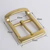 40mm solid brass pin buckles for belt copper buckle head DIY Leather craft Accessories Fashion Mens Womens Jeans Accessories ► Photo 2/6