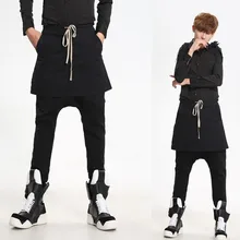 27-44 Dj костюм ds мужская одежда модный стилист волос Culotte шаровары повседневные брюки плюс размер сценические костюмы певицы
