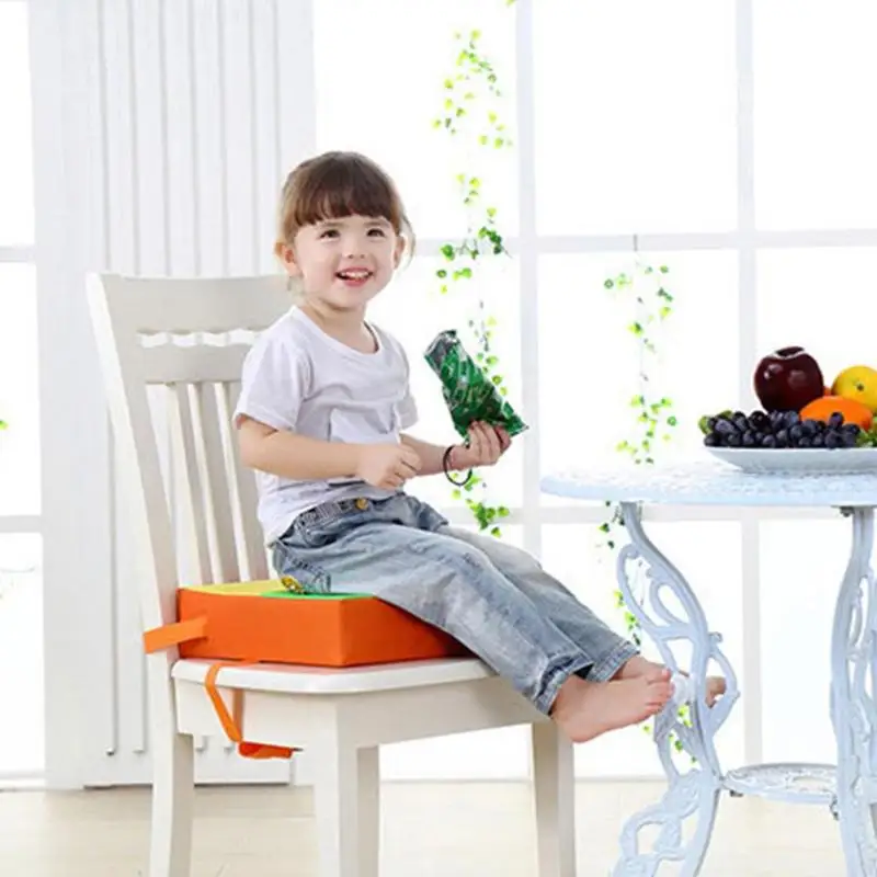 

Children Increased Chair Pad Soft Baby Dining Adjustable Removable Cushion