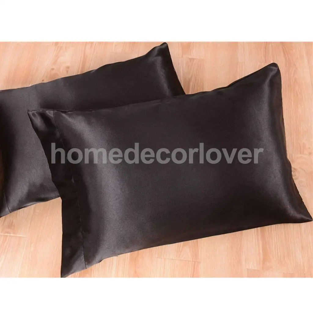 Smooth Satin Silky Bedding Duvet Cover Set-Pillowcase, Flat Sheet, Quilt Cover, California King Size, for 6 feet Bed 4 Piece/Set
