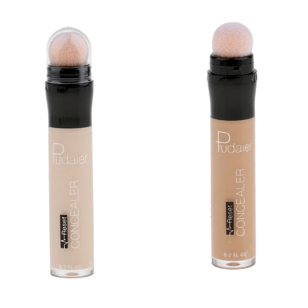 2 Colors Light Concealer Stick Cover Dark Eye Circles Makeup Highlight Pen Liquid Foundation Cream Face Corrector
