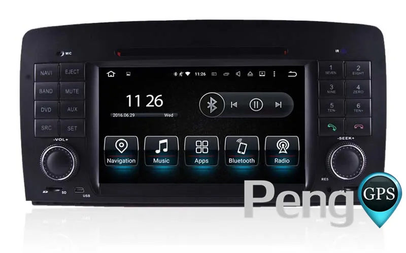 Clearance Octa Core 7 CD DVD Player 7 Inch 2 Din Stereo Android 8.0 Car Radio for Benz R W251 2006-2012 GPS Navigation Autoradio Headunit 7
