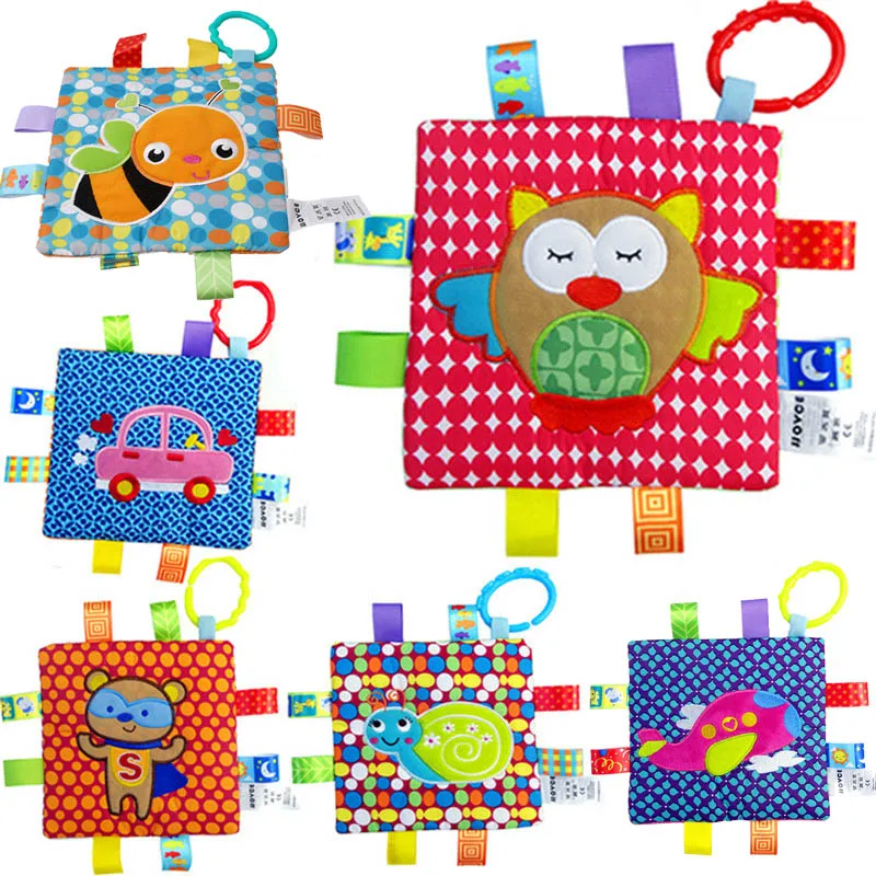 

JJOVCE 11 Style Newborn Baby Appease towel Grasping Soft Comforting Doll Infant Toys baby Hand Towel Rattle Toys