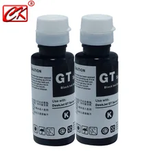 CK 2 pc Black 100ml Refill Ink kit Compatible with HP Office Inkjet 3525 4615 4625 5525 6520 6525 GT5810 GT5820 GT51 GT52