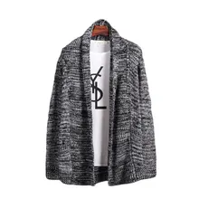 2016 britischen Stil Gestrickt Pullover Männer Mode Solide Cardigan Pullover Ohne Knopf Herren Jumper Jacke Slim Fit Mens Outwear