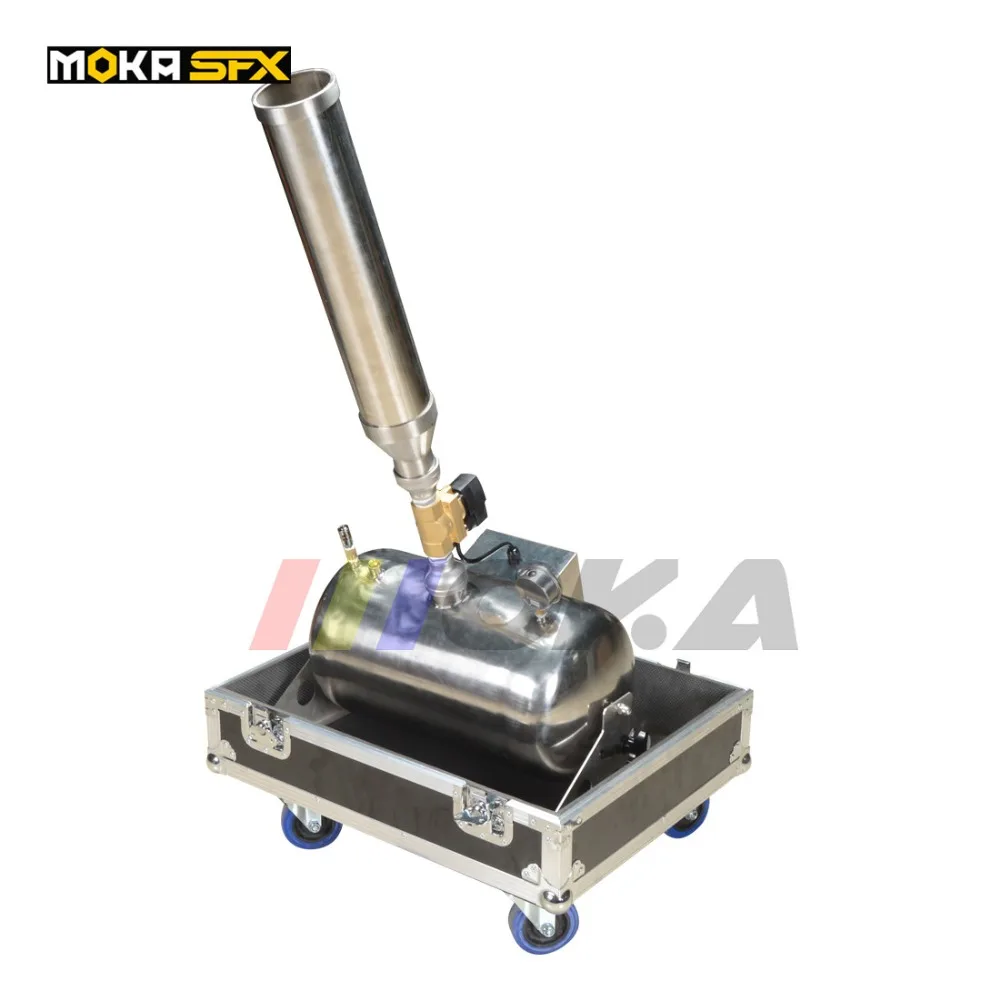 

Big Co2 Streamer Cannon Machine Stage Type Cannon Launcher Confetti Machine Spray Romantic streamer Paper With Flight Case