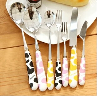 Набор из ложки и вилки ножа нержавеющей стали|tableware dinner set|dinner setportable tableware |