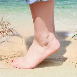 Модные инкрустированный камень звезды ножной браслет с Луной Мода Star Story Созвездие дамы пляж повседневное ювелирные изделия