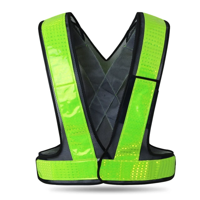 High Visibility Running Vest with Pockets