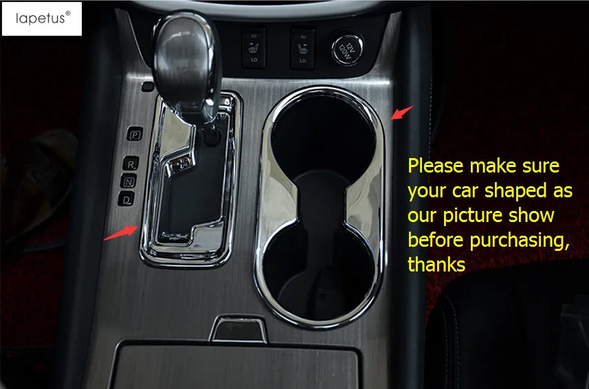 3 Pcs ! Accessories For Nissan Murano 2015 2016 2017 2018 ABS Gear