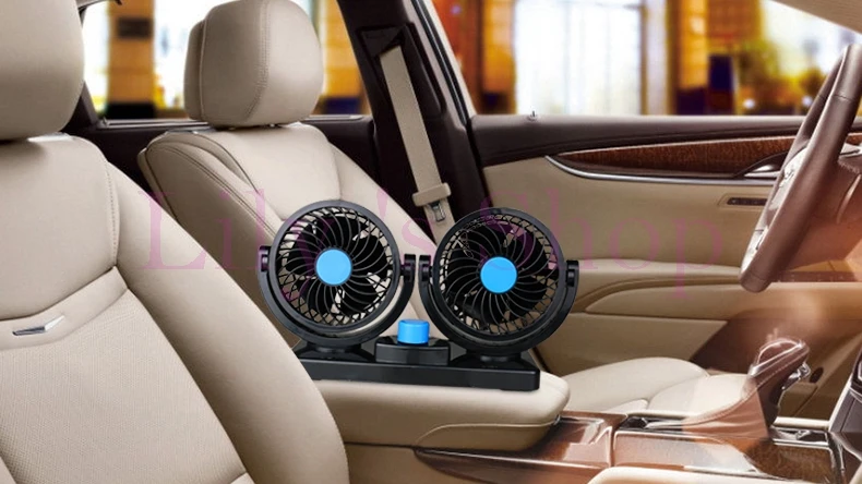 Мини электрический автомобиль применение вентиляции головка вентилятора встряхивания маленький Грузовик Вентилятор охлаждения