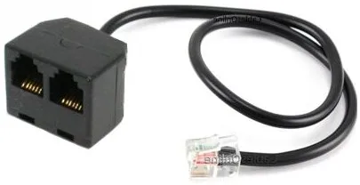 Тренировочный адаптер RJ9/RJ10/RJ22 для гарнитуры Y разветвитель или телефона Nortel Meridican