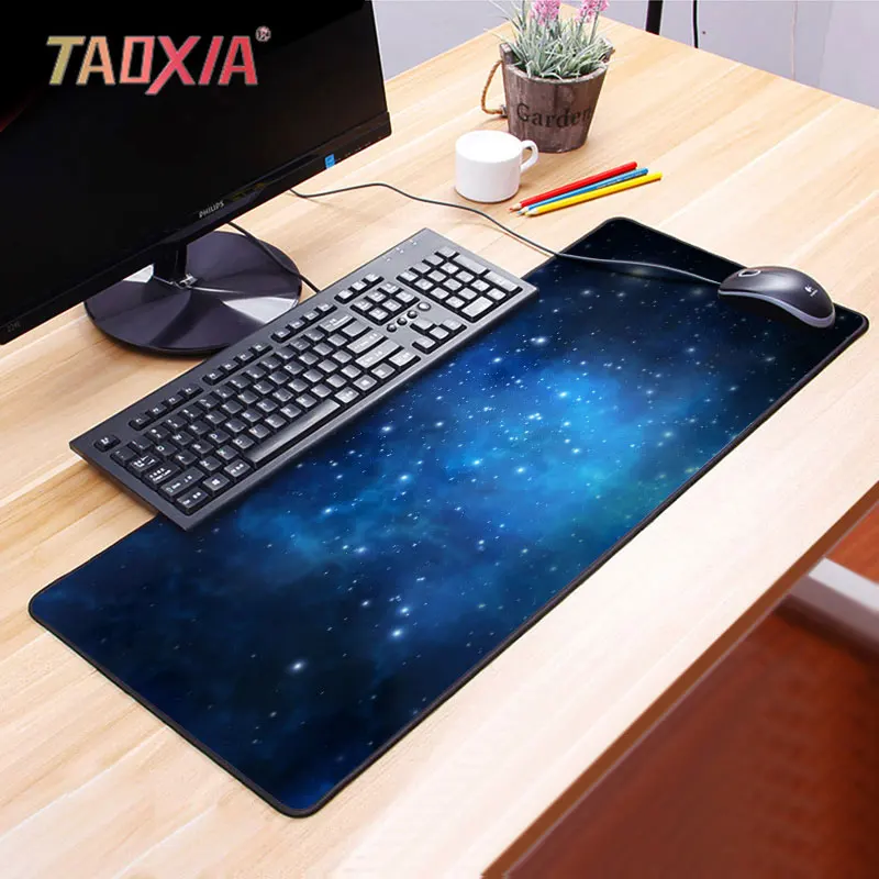

Natural Rubber Game Large Office Computer Desktop Mouse Cushion 800*300 mm Lock Edge Modern Desktop Keyboard Mouse Cushion Felt