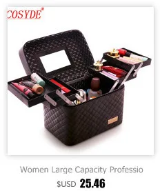 Путешествия модная косметичка для женщин косметичка с короткими ручками портативный дамы Professional Макияж сумка органайзер сумка для