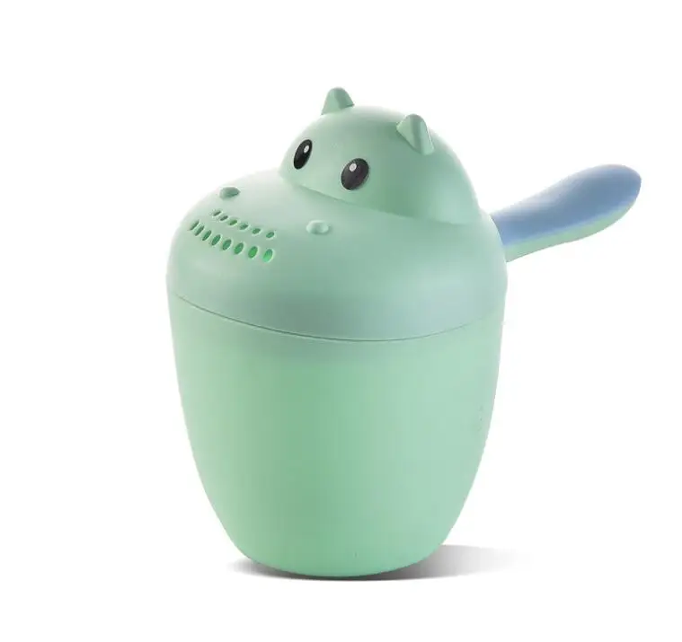 Детский милый мультяшный медведь для купания CupNewborn Kid Shower Shampoo Cup детская стиральная чашка для волос детский инструмент для ванны - Цвет: E