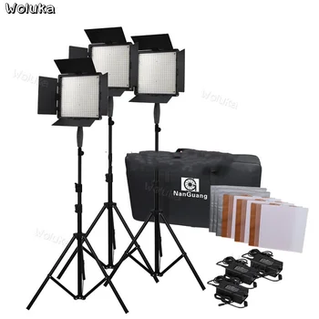 

Studio photography LED Light kit CN-576 micro-film led photography lamp News interview include adapter and light plate CD50 T01