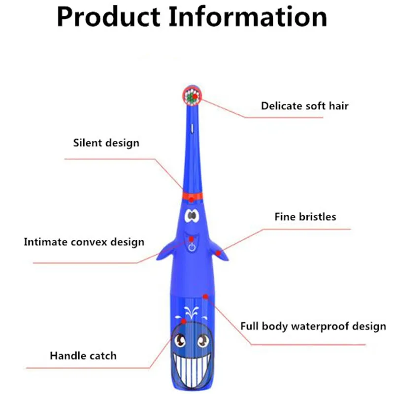 Cartoon Children Electric Toothbrush With Handle Rotate Soft Hair Dental Care Massage Tooth Brush Baby Kids Oral Clean Products Cartoon Children Electric Toothbrush With Handle Rotate Soft Hair Dental Care Massage Tooth Brush Baby Kids Oral Clean Products